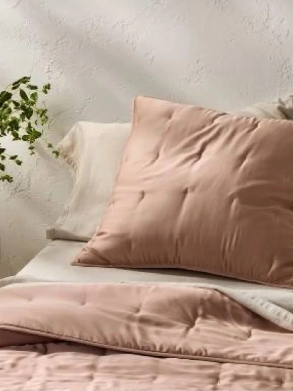 CasaLuna Bamboo Standard Pillow Sham – Blush Pink – NEW